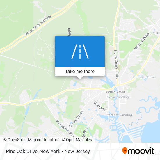 Pine Oak Drive map