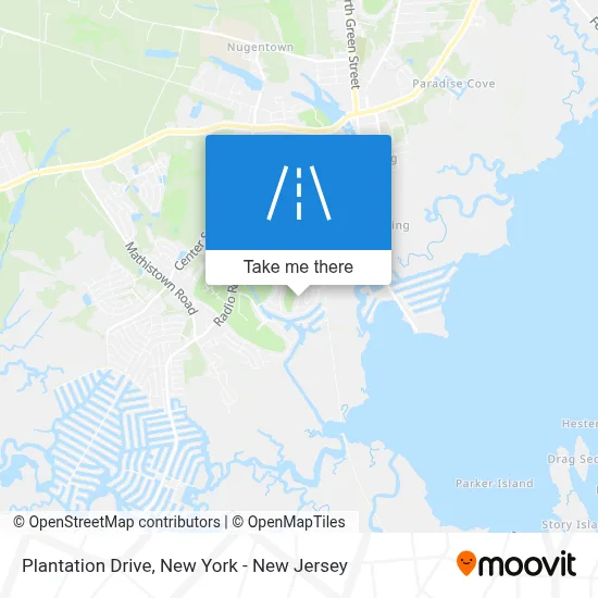 Plantation Drive map