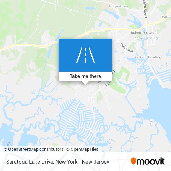 Saratoga Lake Drive map