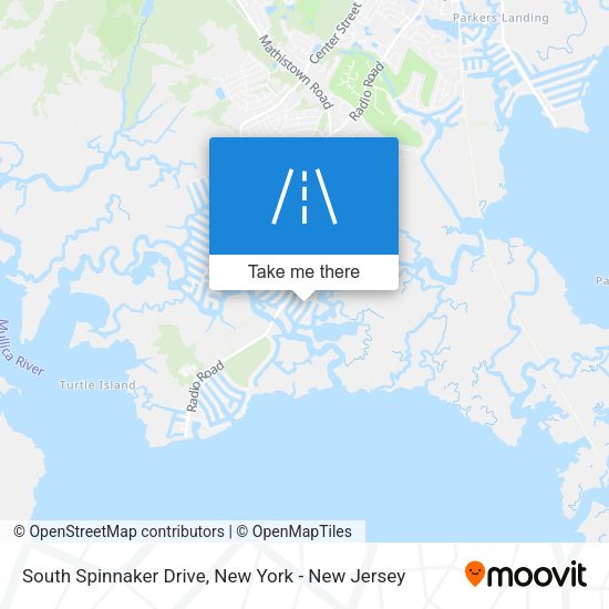 South Spinnaker Drive map