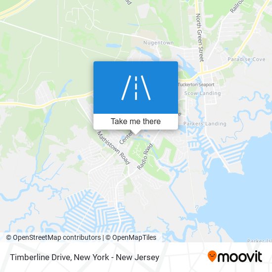 Timberline Drive map