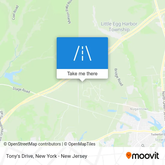 Mapa de Tony's Drive