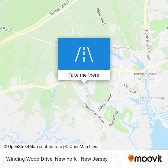 Winding Wood Drive map