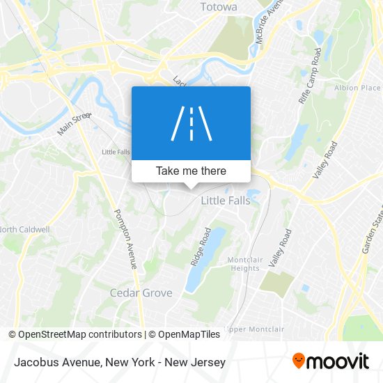 Jacobus Avenue map