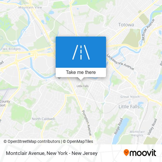 Montclair Avenue map