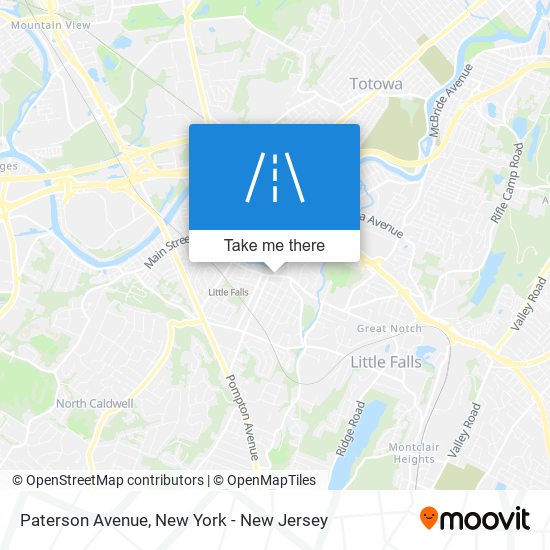 Mapa de Paterson Avenue