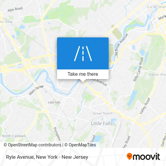 Mapa de Ryle Avenue