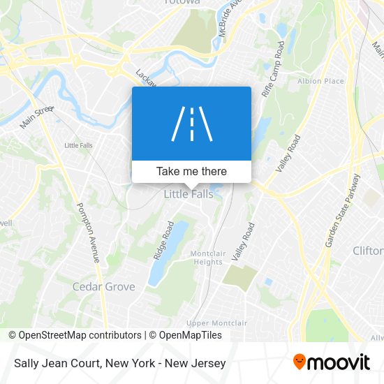 Sally Jean Court map