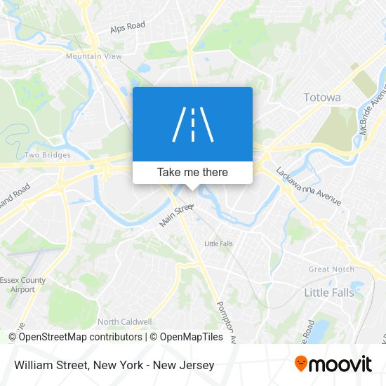 Mapa de William Street