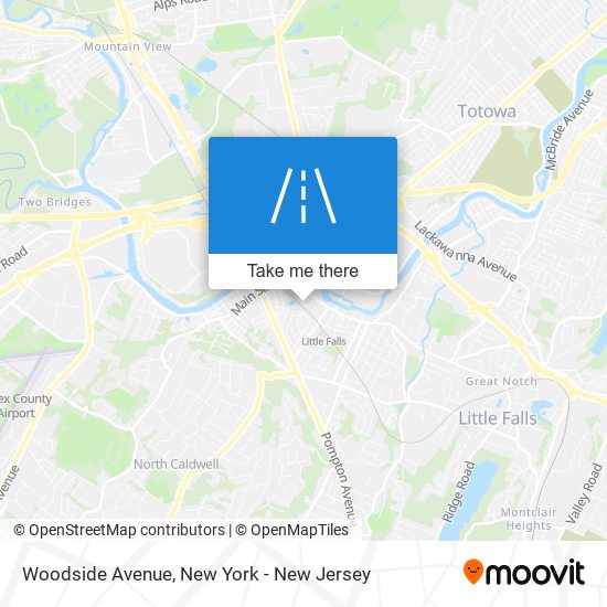 Mapa de Woodside Avenue