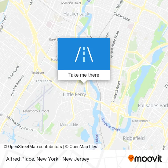 Mapa de Alfred Place