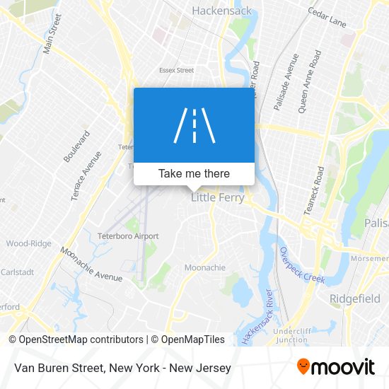 Mapa de Van Buren Street