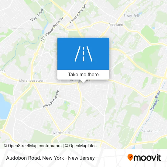 Audobon Road map