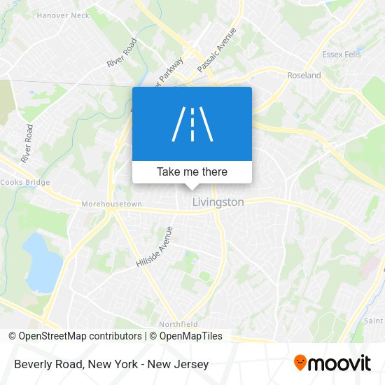 Beverly Road map