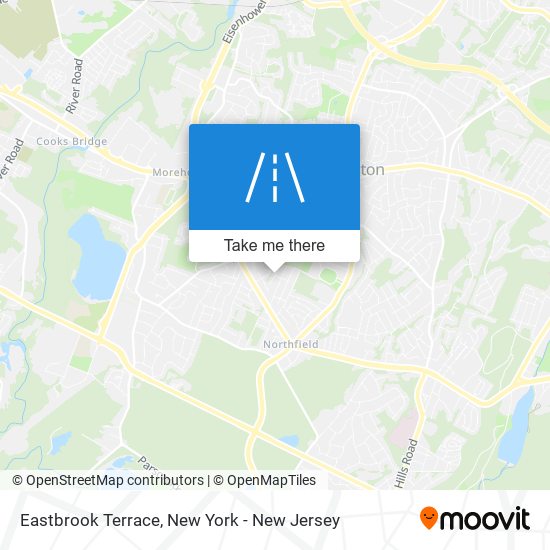 Eastbrook Terrace map