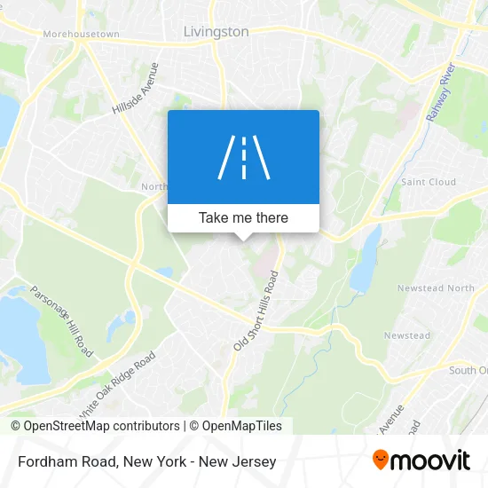 Mapa de Fordham Road