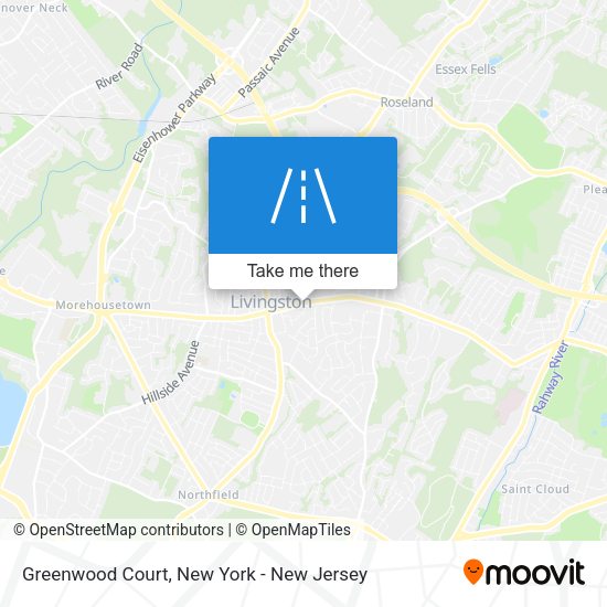 Mapa de Greenwood Court
