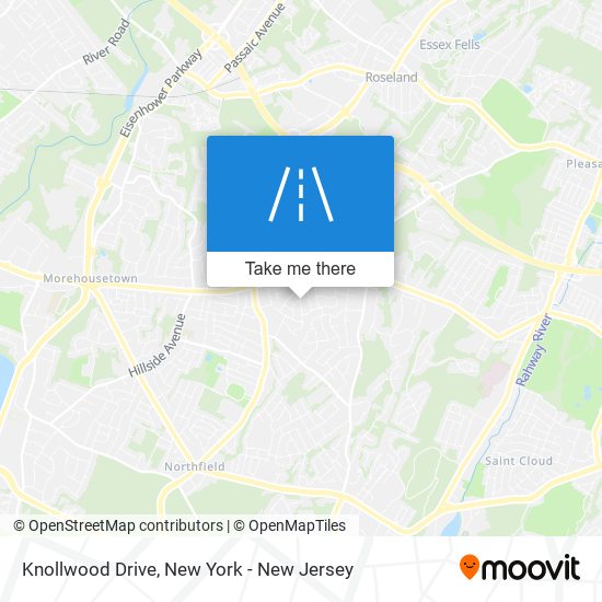 Knollwood Drive map