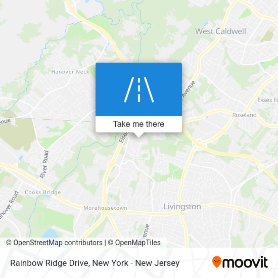 Mapa de Rainbow Ridge Drive