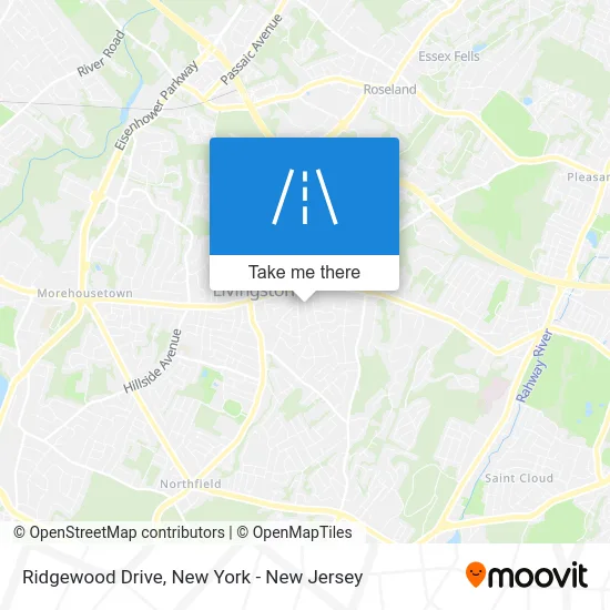 Ridgewood Drive map