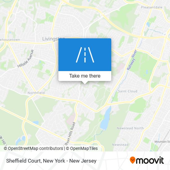 Mapa de Sheffield Court