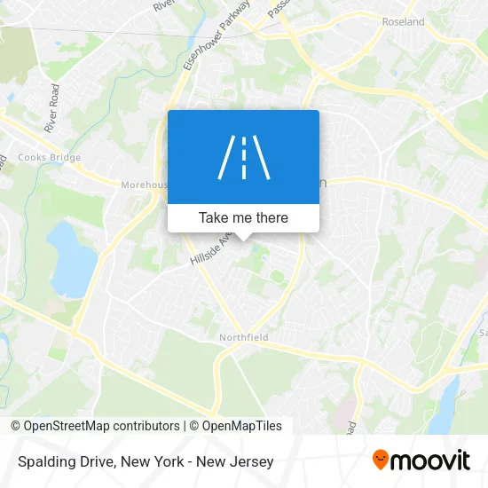 Spalding Drive map