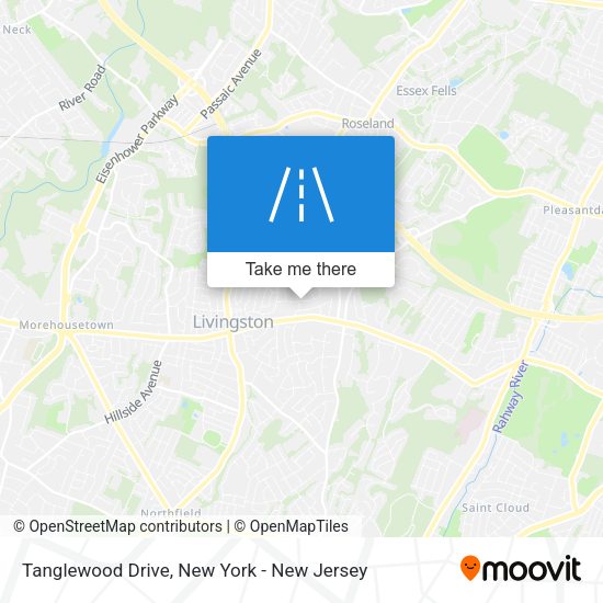 Tanglewood Drive map