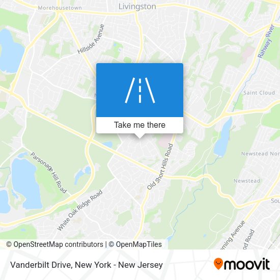Mapa de Vanderbilt Drive