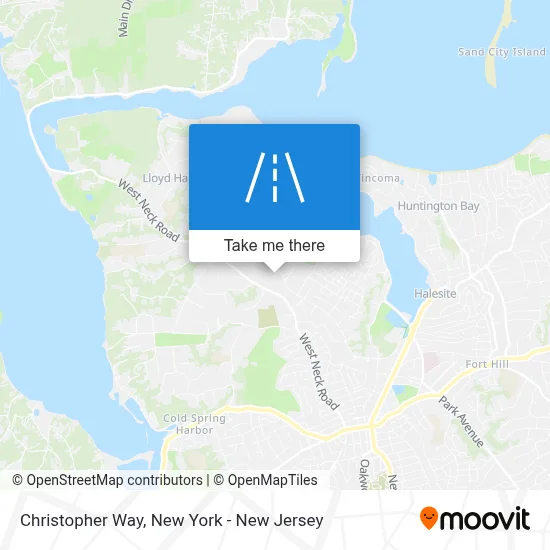Christopher Way map