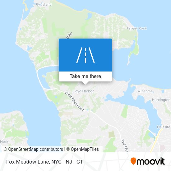 Fox Meadow Lane map