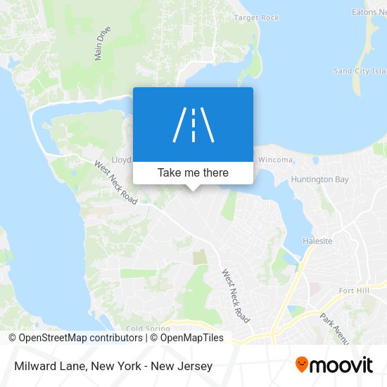 Mapa de Milward Lane
