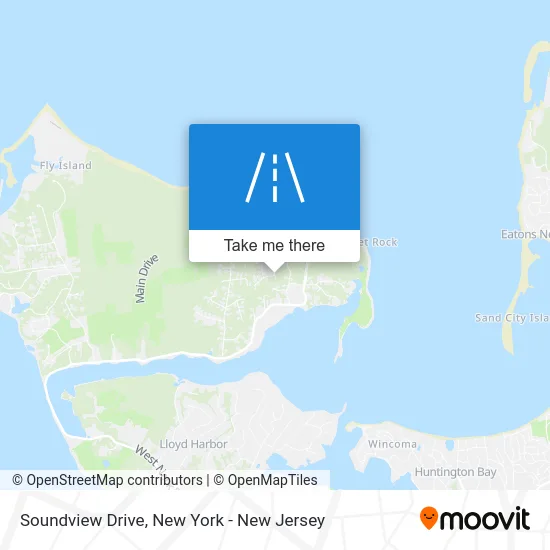 Soundview Drive map