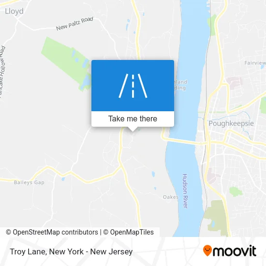 Troy Lane map