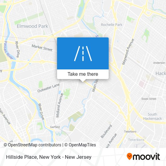 Mapa de Hillside Place