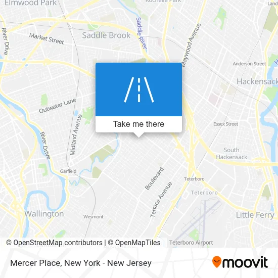 Mercer Place map