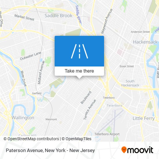 Paterson Avenue map