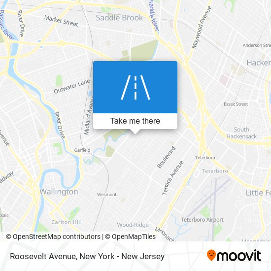 Mapa de Roosevelt Avenue