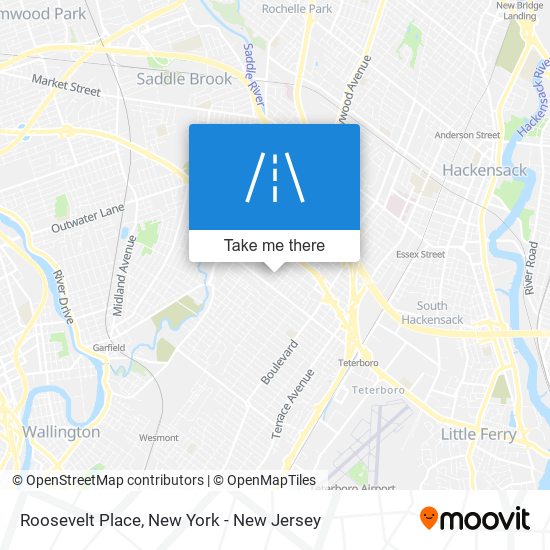 Roosevelt Place map