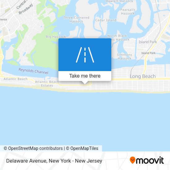 Mapa de Delaware Avenue