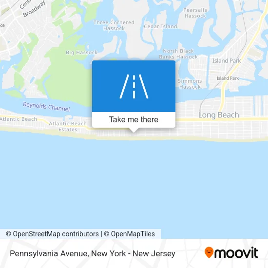 Mapa de Pennsylvania Avenue