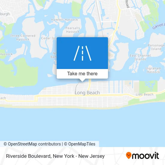 Riverside Boulevard map