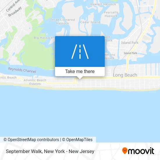 September Walk map