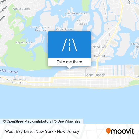 Mapa de West Bay Drive