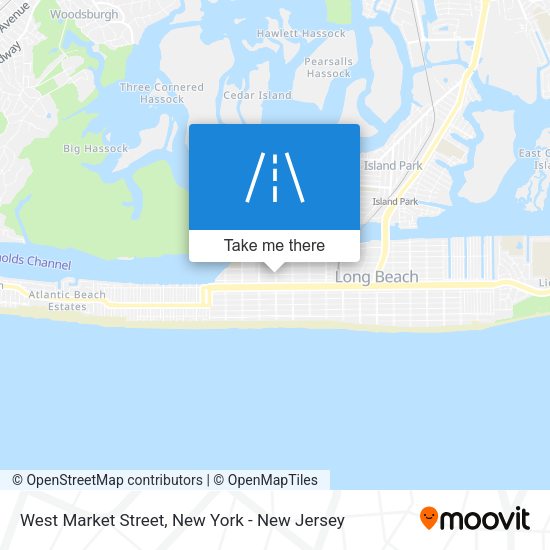 Mapa de West Market Street