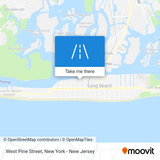 Mapa de West Pine Street
