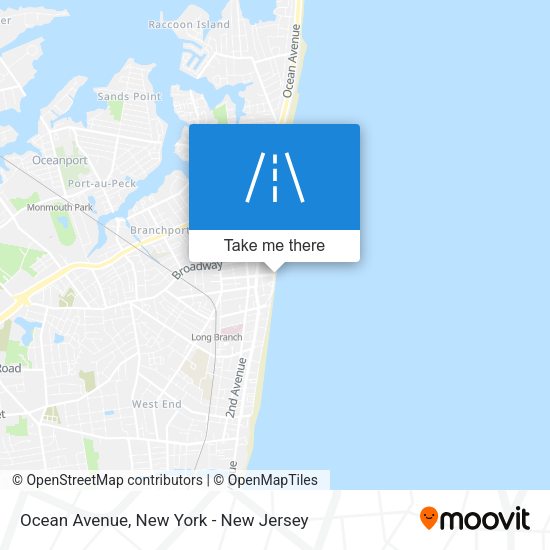 Mapa de Ocean Avenue