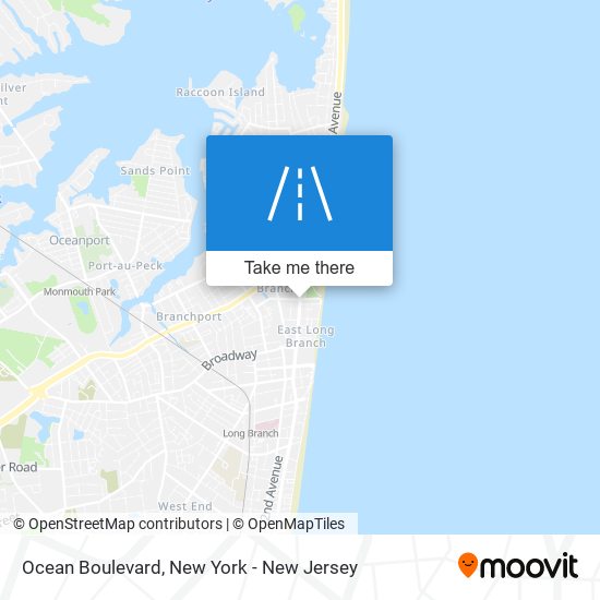 Ocean Boulevard map