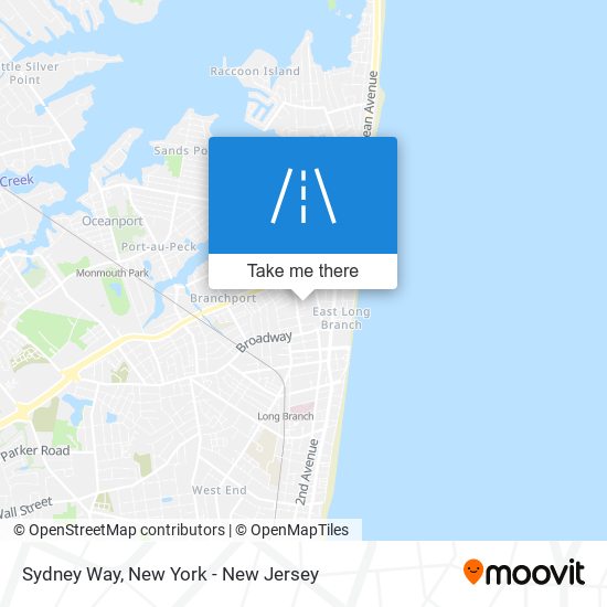 Sydney Way map