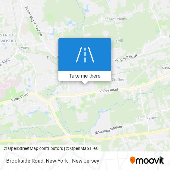 Brookside Road map