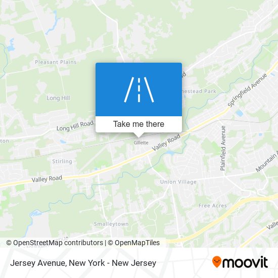 Mapa de Jersey Avenue